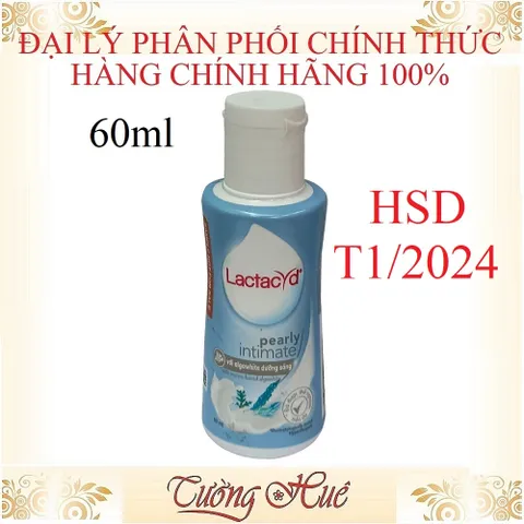 Nước Rửa Phụ Khoa Lactacyd Pearly Intimate Daily Feminine Wash  - 60ml