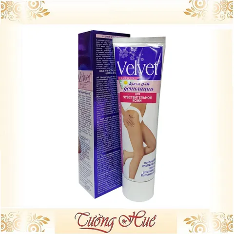 Kem Tẩy Lông Nga Cho Da Nhạy Cảm Velvet Depilatory Cream Sensitive Skin - 100ml - Tím.