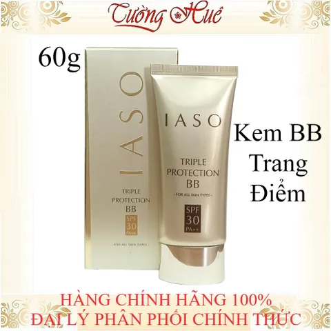Kem Nền BB Trang Điểm IASO Triple Protection SPF 30/PA++ - 60g