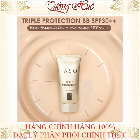 Kem Nền BB Trang Điểm IASO Triple Protection SPF 30/PA++ - 60g