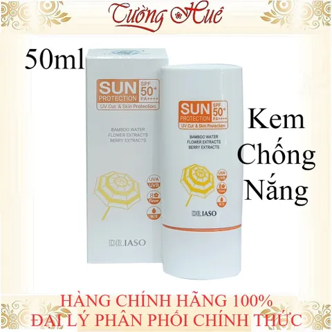 Kem Chống Nắng DR. IASO SPF50+ PA++++ SUN PROTECTION - 60ml