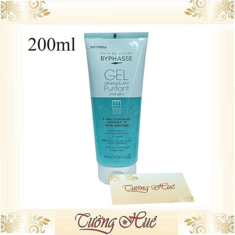 Gel Rửa Mặt Cho Mọi Loại Da Byphasse Purifying Cleansing Gel - 200ml