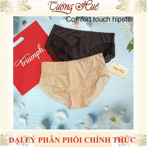 Quần lót nữ Triumph Comfort Touch Hipster - Quần lót lưng vừa phối ren không viền, chất liệu thoải mái, phong cách hiện đại và quyến rũ.