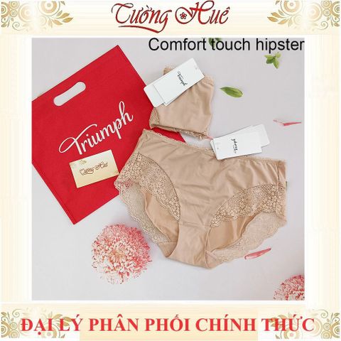 Quần lót nữ Triumph Comfort Touch Hipster - Quần lót lưng vừa phối ren không viền, chất liệu thoải mái, phong cách hiện đại và quyến rũ.