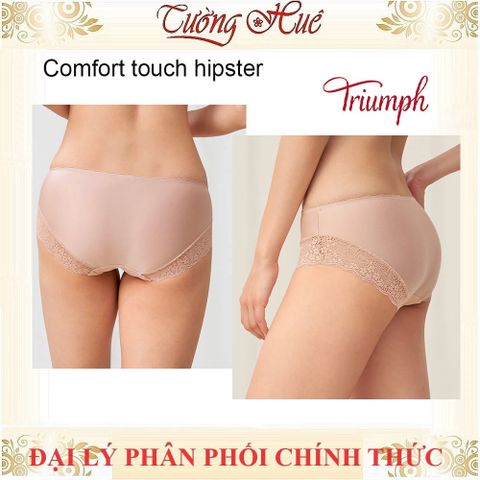 Quần lót nữ Triumph Comfort Touch Hipster - Quần lót lưng vừa phối ren không viền, chất liệu thoải mái, phong cách hiện đại và quyến rũ.