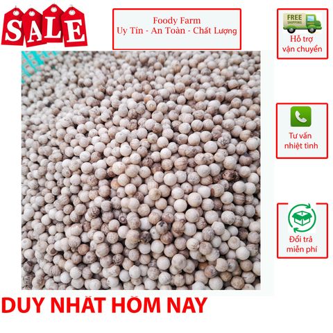 Hạt Tiêu Sọ Bình Phước Nguyên Chất - Gia Vị Thủ Công 100% Tự Nhiên, Thơm Ngon, Cay Nồng, 300gr - 500gr