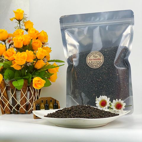 Hạt Tiêu Đen Rang Sẵn Bình Phước Loại 1 - Nguyên Chất Hữu Cơ, 500gr, Gia Vị Nấu Ăn Thơm Ngon, Chất Lượng Cao