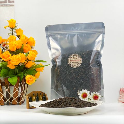 Hạt Tiêu Đen Rang Sẵn Bình Phước Loại 1 - Nguyên Chất Hữu Cơ, 500gr, Gia Vị Nấu Ăn Thơm Ngon, Chất Lượng Cao