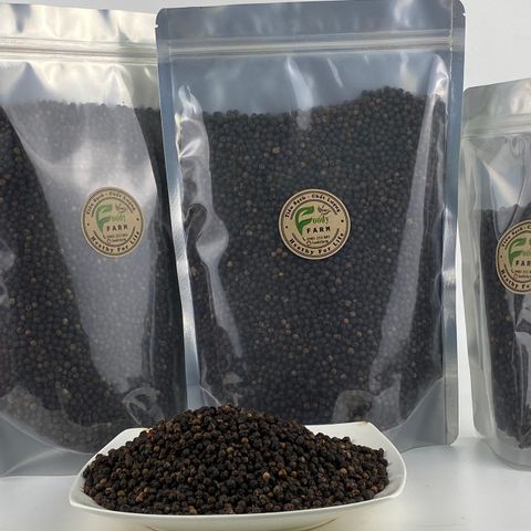 Hạt Tiêu Đen Rang Sẵn Bình Phước Loại 1 - Nguyên Chất Hữu Cơ, 500gr, Gia Vị Nấu Ăn Thơm Ngon, Chất Lượng Cao