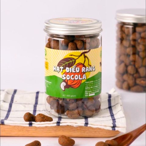 Hạt Điều Rang Sô Cô La Đặc Sản Bình Phước - Hạt Dinh Dưỡng Ngon, Chất Lượng Cao, 500gr
