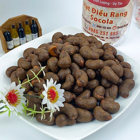Hạt Điều Rang Sô Cô La Đặc Sản Bình Phước - Hạt Dinh Dưỡng Ngon, Chất Lượng Cao, 500gr