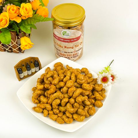 Hạt Điều Rang Tỏi Ớt Đặc Sản Bình Phước (500gr)