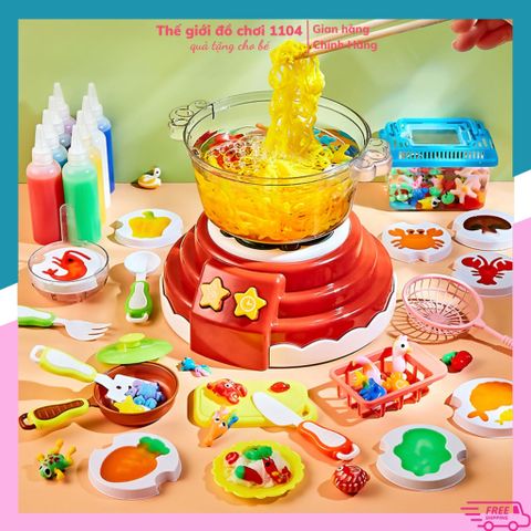 Bộ Đồ Chơi Lẩu Tạo Hình 3D Dưới Nước DIY - An Toàn, Sáng Tạo, Phát Triển Kỹ Năng Cho Bé - Khuôn Đa Dạng Sinh Vật Biển