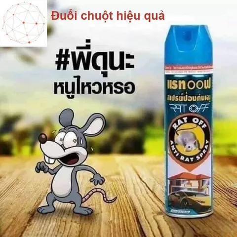 Chai Xịt Diệt Chuột Thái Rat Off 300ml
