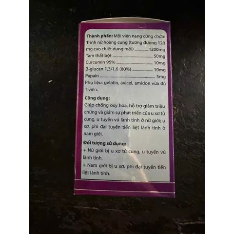 Unamax Naga Vesta Pharma - Thực Phẩm Chức Năng Hỗ Trợ Chống Oxy Hóa Và Điều Hòa Khí Huyết Hiệu Quả, Giảm Kích Thước Khối U Lành Tính