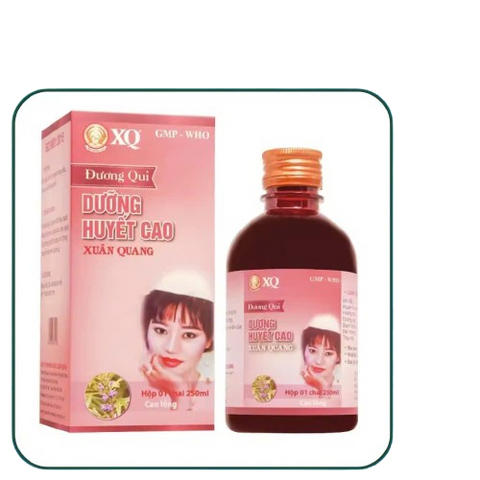 Ích Mẫu Dưỡng Huyết Xuân Quang 250ML - Hỗ Trợ Kinh Nguyệt Không Đều, Giảm Đau Bụng, Bổ Huyết Tự Nhiên Cho Phụ Nữ