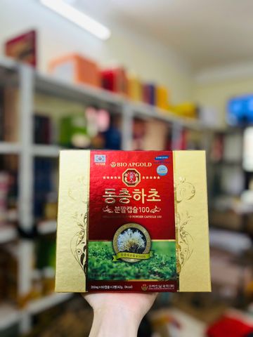 Viên Đông Trùng Hạ Thảo Hàn Quốc Dong Choong Hacho Capsule 120 Viên - Tăng Cường Miễn Dịch, Bổ Sung Sức Khỏe Tự Nhiên