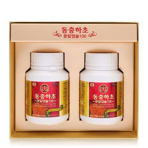 Viên Đông Trùng Hạ Thảo Hàn Quốc Dong Choong Hacho Capsule 120 Viên - Tăng Cường Miễn Dịch, Bổ Sung Sức Khỏe Tự Nhiên