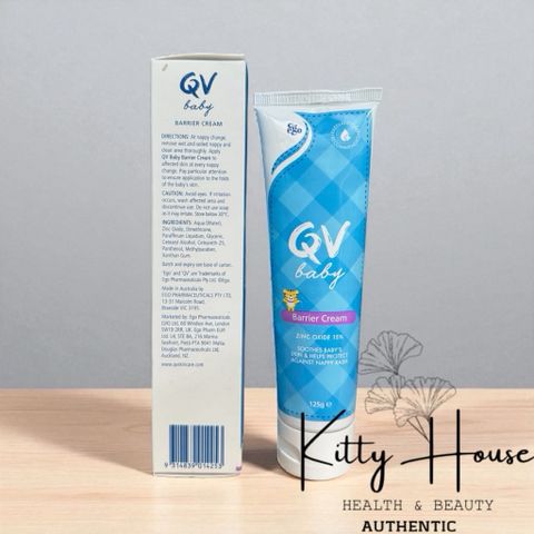 Kem chống hăm tã QV Baby Barrier Cream 125g - Giúp bảo vệ làn da nhạy cảm của bé khỏi hăm tã và kích ứng, an toàn và hiệu quả.
