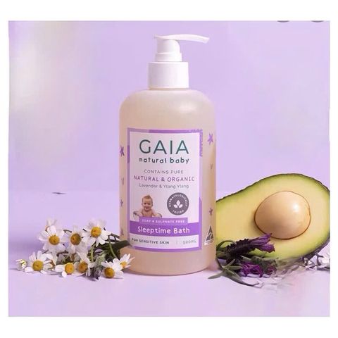 Sữa Tắm Gội Cho Bé Gaia Nature Baby 500ml - Hữu Cơ, Không Cay Mắt, Chiết Xuất Lô Hội & Oải Hương, Phù Hợp Với Da Nhạy Cảm