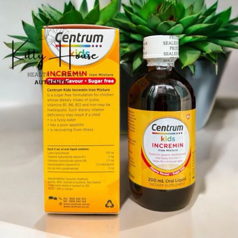 Siro Centrum Kids Incremin Úc chai 200ml