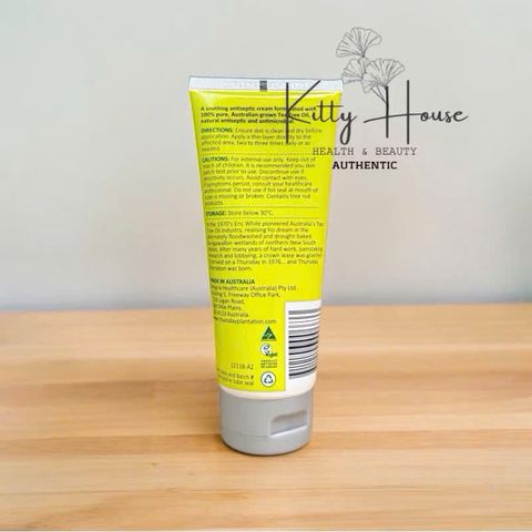 Kem Bôi Tea Tree Chữa Mụn & Côn Trùng Đốt Thursday Plantation 100g - Giảm Kích Ứng, Làm Dịu Da, Không Chứa Hóa Chất Độc Hại