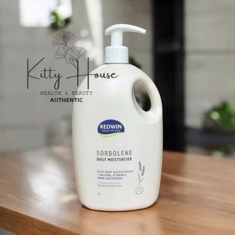 Kem Dưỡng Ẩm Redwin Sensitive Skin Sorbolene 1.1L & 500ml - Dưỡng ẩm cho da nhạy cảm, phục hồi và làm mềm da tự nhiên