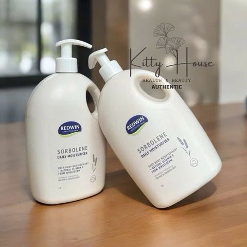 Kem Dưỡng Ẩm Redwin Sensitive Skin Sorbolene 1.1L & 500ml - Dưỡng ẩm cho da nhạy cảm, phục hồi và làm mềm da tự nhiên