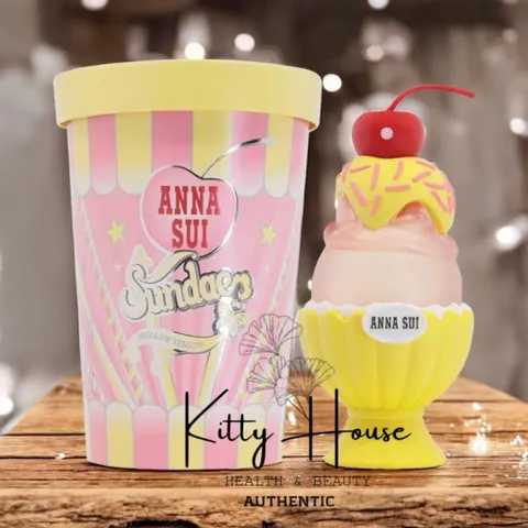 Nước Hoa Nữ Anna Sui Sundae Mellow Yellow EDT 50ml - Hương Trái Cây Ngọt Ngào, Tươi Mát, Phù Hợp Mùa Xuân Hè
