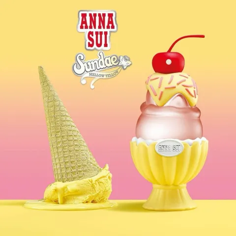 Nước Hoa Nữ Anna Sui Sundae Mellow Yellow EDT 50ml - Hương Trái Cây Ngọt Ngào, Tươi Mát, Phù Hợp Mùa Xuân Hè