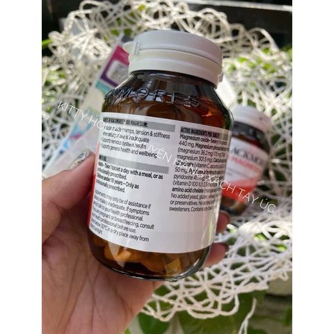 Viên uống Blackmores Bio Magnesium 150 viên - Bổ sung Magie cho xương chắc khỏe, giảm đau chuột rút và cải thiện sức khỏe tổng thể