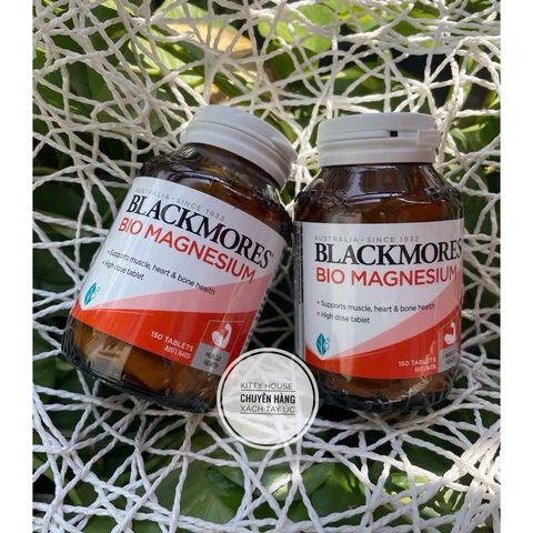 Viên uống Blackmores Bio Magnesium 150 viên - Bổ sung Magie cho xương chắc khỏe, giảm đau chuột rút và cải thiện sức khỏe tổng thể