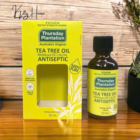 Tinh Dầu Tràm Trà Thursday Tea Tree Oil 50ml & 100ml - Kháng Khuẩn, Hỗ Trợ Trị Mụn Hiệu Quả từ Úc