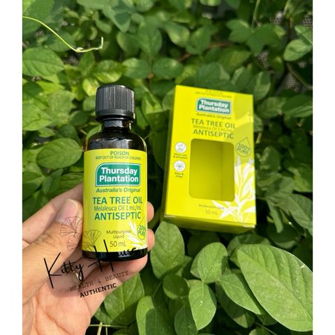 Tinh Dầu Tràm Trà Thursday Tea Tree Oil 50ml & 100ml - Kháng Khuẩn, Hỗ Trợ Trị Mụn Hiệu Quả từ Úc
