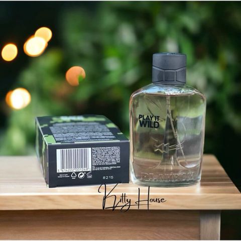 Nước Hoa Nam Playboy Play It Wild Eau De Toilette 100ml - Mùi Hương Tươi Mát, Nam Tính, Mạnh Mẽ, Quà Tặng Độc Đáo