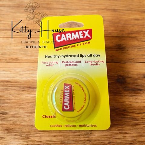 Son Dưỡng Môi Carmex Bạc Hà 7.5g - Giúp Môi Mềm Mại, Khô Nẻ, Tươi Mát - Thương Hiệu Dưỡng Môi Nổi Tiếng Từ 1937
