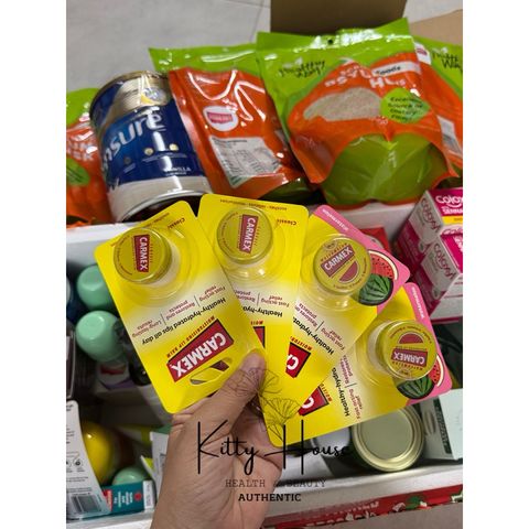 Son Dưỡng Môi Carmex Bạc Hà 7.5g - Giúp Môi Mềm Mại, Khô Nẻ, Tươi Mát - Thương Hiệu Dưỡng Môi Nổi Tiếng Từ 1937