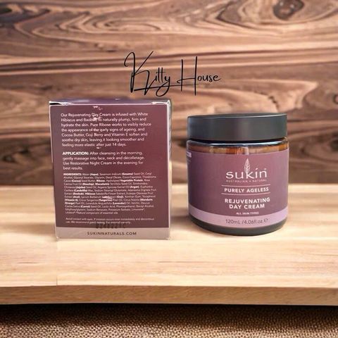 Kem Dưỡng Trẻ Hóa Da Ban Ngày Sukin Purely Ageless 120ml - Dưỡng Ẩm
