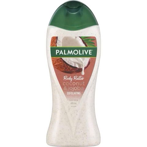 Sữa Tắm Tẩy Tế Bào Chết Palmolive Body Butter Dừa & Hạt Jojoba - Giúp Làm Sạch & Làm Mềm Da Hàng Ngày