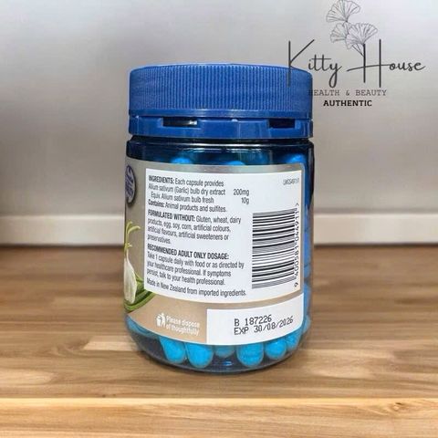 Viên uống tinh dầu tỏi Wagner High Strength Garlic 10000 - Tăng cường sức đề kháng và hỗ trợ tim mạch - Lọ 100 viên