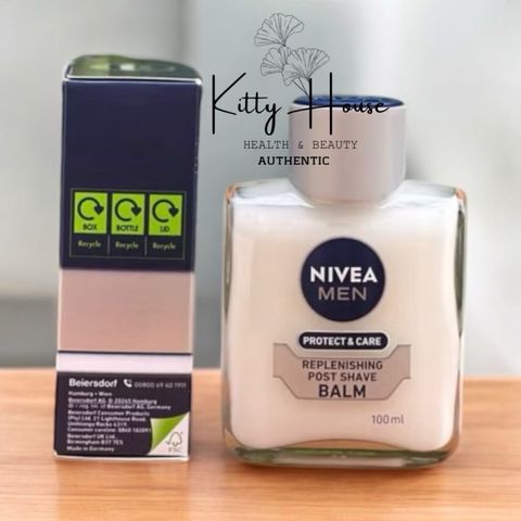 Dưỡng Da Sau Cạo Râu Nivea Men After Shave Balsam Protect & Care 100ml - Giúp Làm Dịu, Cấp Ẩm và Ngăn Ngừa Kích Ứng Da
