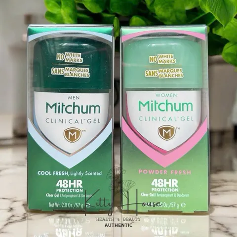 Gel khử mùi Mitchum Clinical 48 Giờ - Dạng Gel Trong Suốt Không Vệt Trắng, Chống Mồ Hôi Nam Nữ 57g