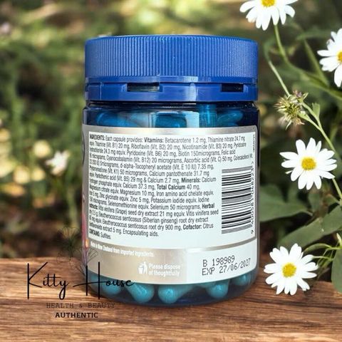 Viên Uống Bổ Sung Vitamin Tổng Hợp Cho Nữ Wagner Women's Multivite 100V - Hỗ Trợ Sức Khỏe và Dinh Dưỡng Toàn Diện