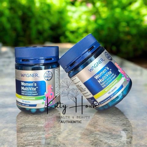 Viên Uống Bổ Sung Vitamin Tổng Hợp Cho Nữ Wagner Women's Multivite 100V - Hỗ Trợ Sức Khỏe và Dinh Dưỡng Toàn Diện