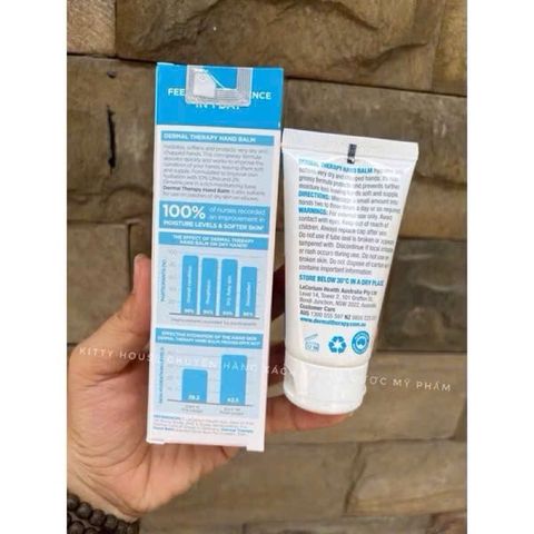 KEM DƯỠNG DA TAY KHÔ, NỨT DERMAL THERAPY HAND BALM TUÝP 50G