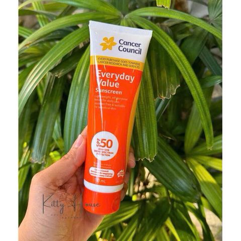 Kem Chống Nắng Cancer Council SPF50+/PA++++ 110ml - Bảo Vệ Da Khỏe Mạnh dưới Nắng, Chống UVA/UVB, Thích Hợp Hoạt Động Ngoài Trời
