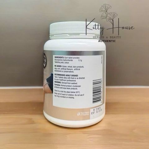 Viên uống bổ khớp Glucosamine HCL 1500 Wagner Úc - Hỗ trợ xương khớp khỏe mạnh, 400 viên giúp cải thiện thoái hóa khớp