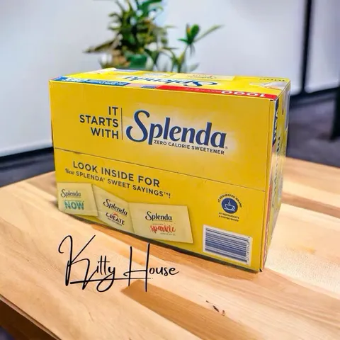 Đường Ăn Kiêng Splenda Mỹ - Tách Lẻ 100 Gói Không Calo, Dùng Cho Người Tiểu Đường, Giảm Cân, Vị Ngọt Giống Đường Kính