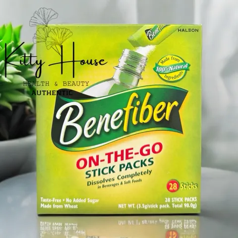 Bột bổ sung chất xơ tự nhiên Benefiber - Gói 28 Stick Tiện lợi, Giúp Tiêu Hoá, Hỗ Trợ Sức Khoẻ hàng đầu tại Úc