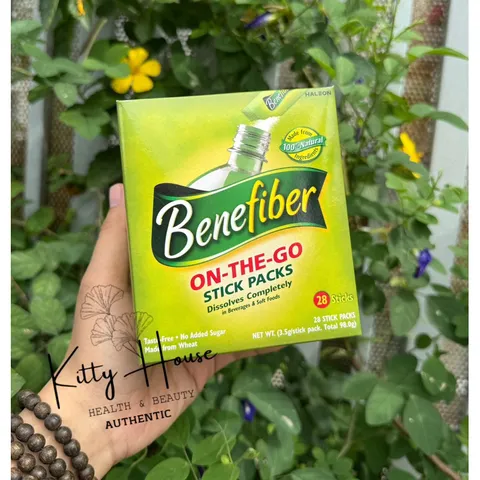 Bột bổ sung chất xơ tự nhiên Benefiber - Gói 28 Stick Tiện lợi, Giúp Tiêu Hoá, Hỗ Trợ Sức Khoẻ hàng đầu tại Úc